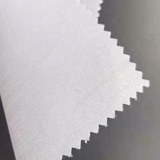 T/C Homens Muçulmanos Duros Abaya Vestuário Islâmico Camisa Colarinho Forro Tecido Interlining