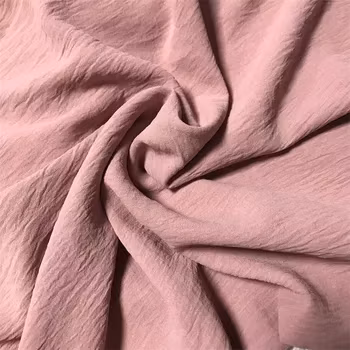 Venda quente 180d 1200t Cey Crepe Poliéster Fluxo de Ar Esmagamento Cor Sólida Cey Tingimento Tecido Abaya